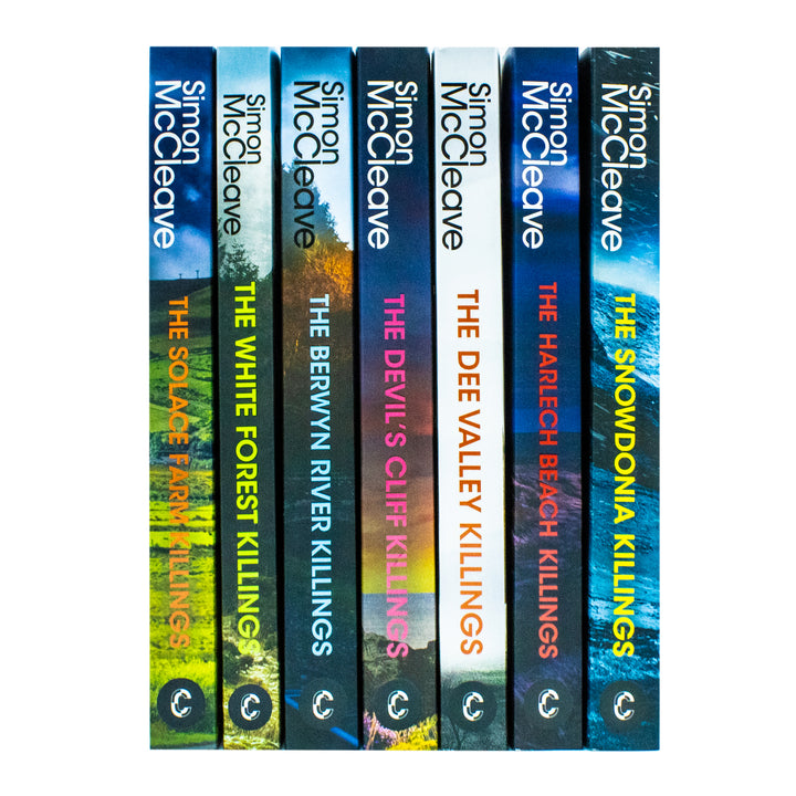 DI Ruth Hunter Series 1-7 Books Collection Set By Simon McCleave (The Snowdonia Killings, The Harlech Beach, The Dee Valley, Devil's Cliffs, The Berwyn River, White Forest and Solace Farm Killings)