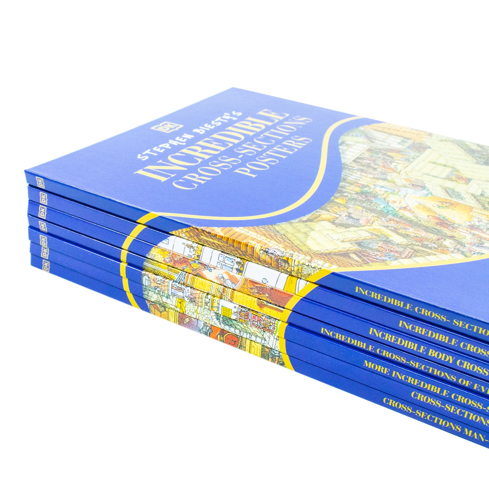 Stephen Biesty's Incredible Cross-Sections 6-Book Collection Box