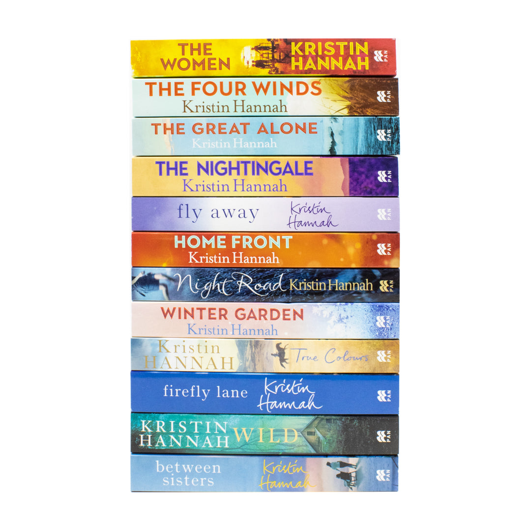 Kristin Hannah Collection 12 Books Set (Home Front, The Great Alone, The Four Winds, Wild, Firefly Lane, Fly Away, Nightingale, True Colours, Between Sisters, Night Road, Winter Garden and The Women) | Paperback