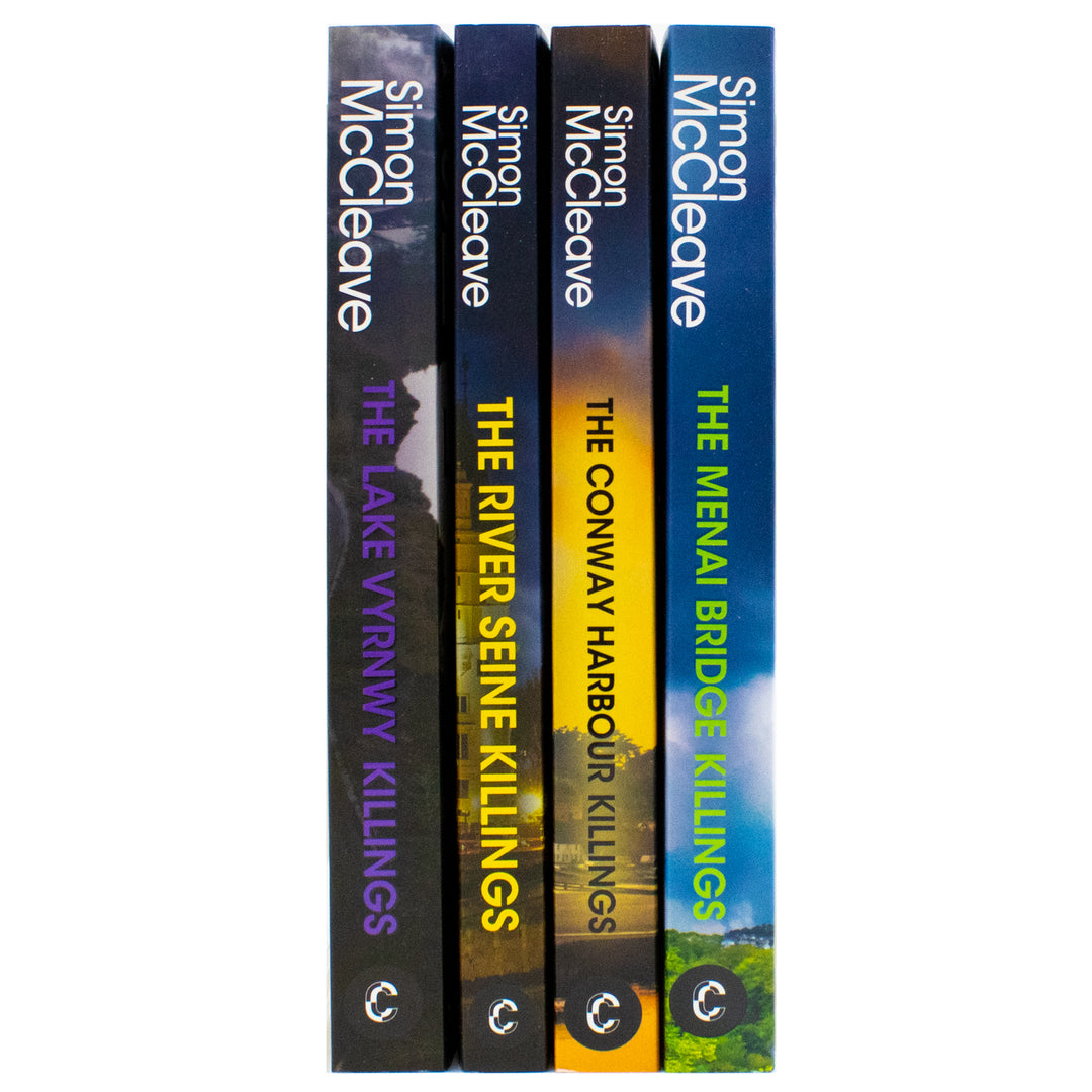 DI Ruth Hunter Series 8-11 Collection 4 Books Set By Simon McCleave (The Menai Bridge Killings, The Conway Harbour Killings, The River Seine Killings and The Lake Vyrnwy Killings) | Paperback