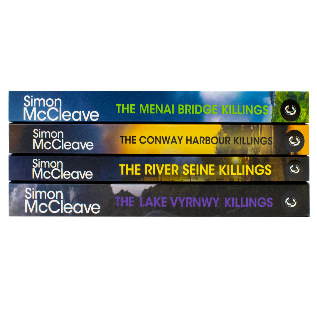 DI Ruth Hunter Series 8-11 Collection 4 Books Set By Simon McCleave (The Menai Bridge Killings, The Conway Harbour Killings, The River Seine Killings and The Lake Vyrnwy Killings) | Paperback