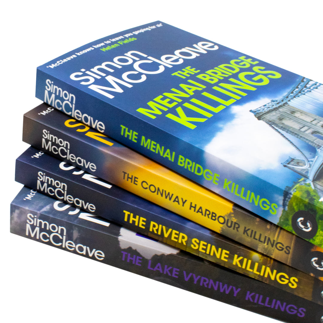 DI Ruth Hunter Series 8-11 Collection 4 Books Set By Simon McCleave (The Menai Bridge Killings, The Conway Harbour Killings, The River Seine Killings and The Lake Vyrnwy Killings) | Paperback