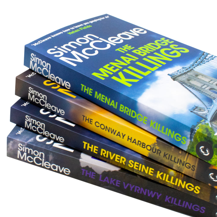 DI Ruth Hunter Series 8-11 Collection 4 Books Set By Simon McCleave (The Menai Bridge Killings, The Conway Harbour Killings, The River Seine Killings and The Lake Vyrnwy Killings) | Paperback