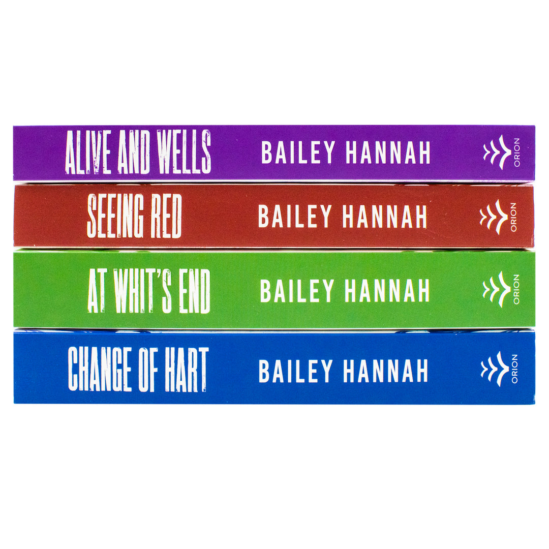 Wells Ranch Series 1-4 Books Collection Set By Bailey Hannah (Alive and Wells, Seeing Red, Change of Hart and At Whit's End) | Paperback