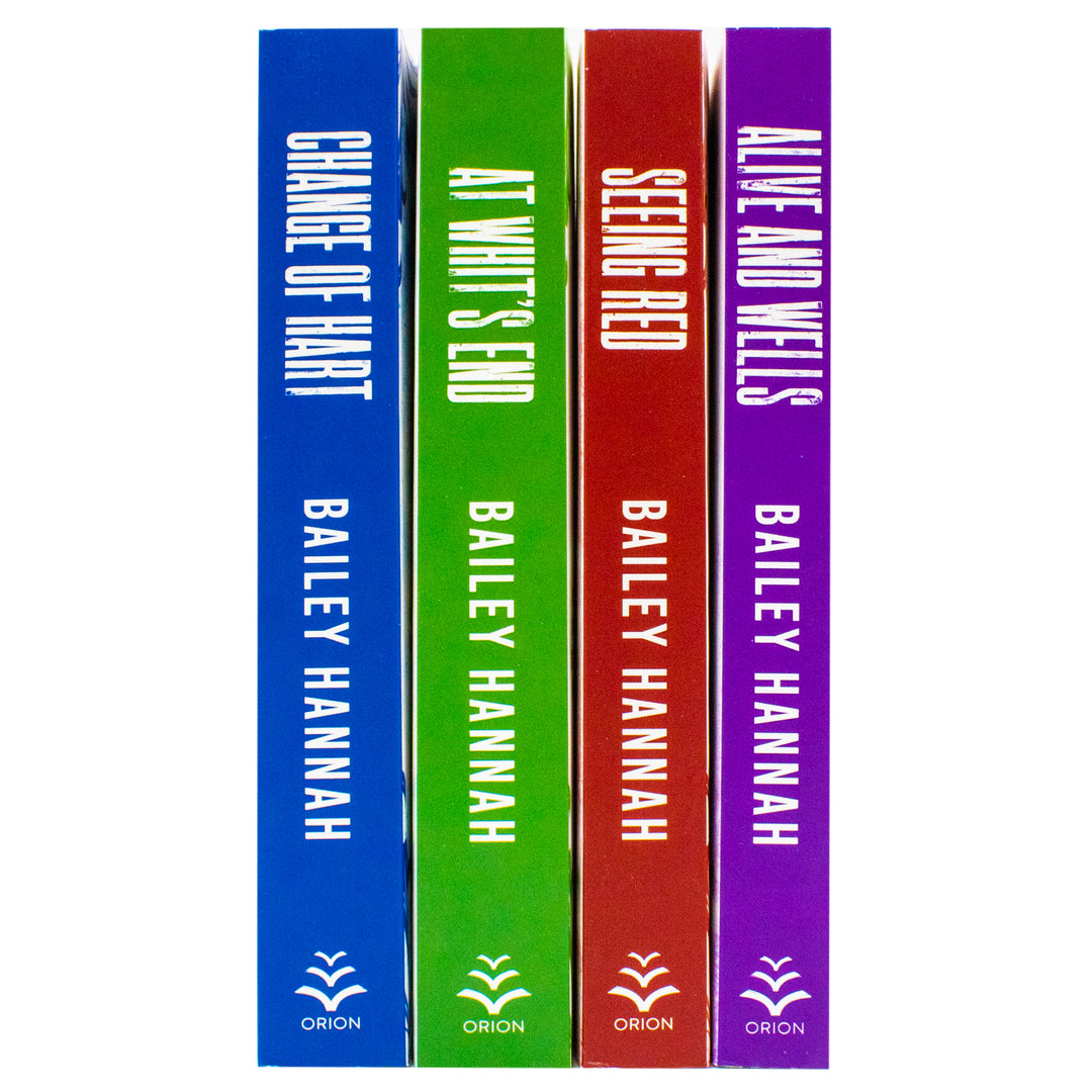 Wells Ranch Series 1-4 Books Collection Set By Bailey Hannah (Alive and Wells, Seeing Red, Change of Hart and At Whit's End) | Paperback