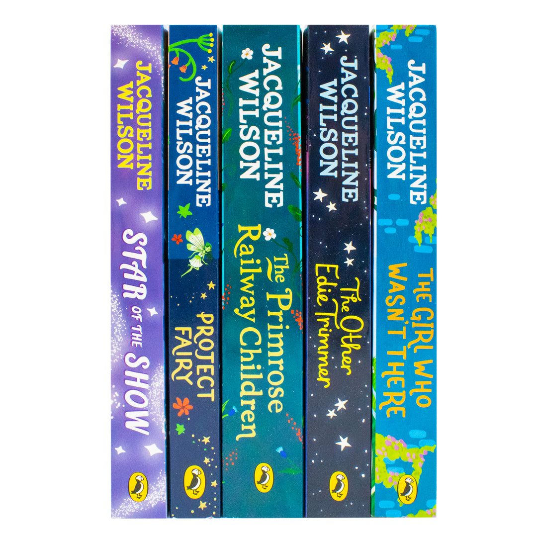 Jacqueline Wilson Collection 5 Books Set (The Primrose Railway Children, Project Fairy, The Other Edie Trimmer, The Girl Who Wasn't There & Star of the Show) | Paperback
