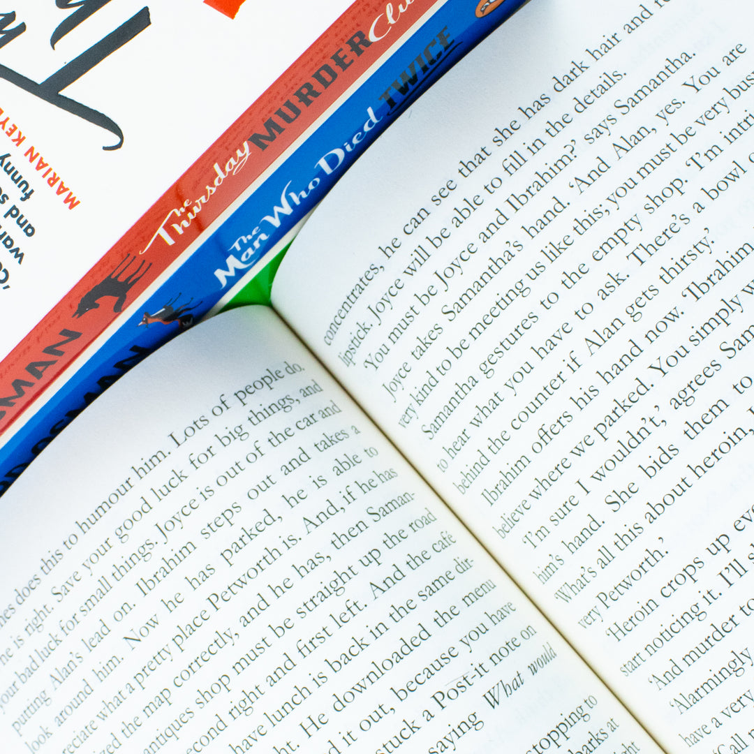 Richard Osman 4 Book Set – The Thursday Murder Club, The Man Who Died Twice & More | Mystery, Crime Thrillers, UK Author, Collection