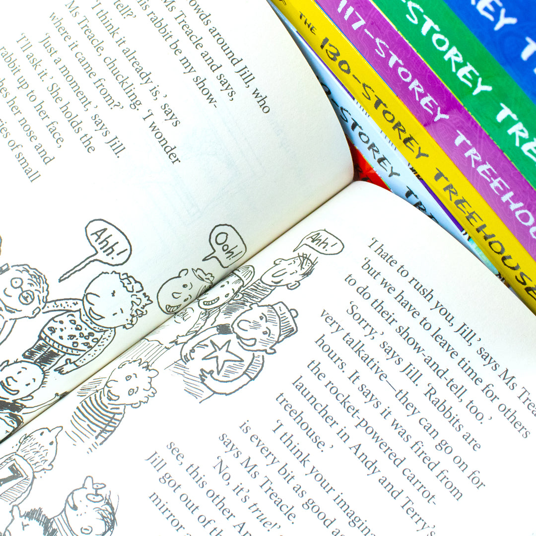 The Treehouse Series 1-13 Books Collection Set by Andy Griffiths & Terry Denton|Fun & Hilarious Children's Adventure| Illustrated Stories for 8+ years