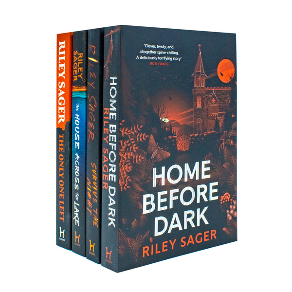 Riley Sager Thriller Collection – 4 Book Set (Home Before Dark, Survive The Night & More) | Mystery, Suspense, Fiction, Bestseller, Paperback, Novels