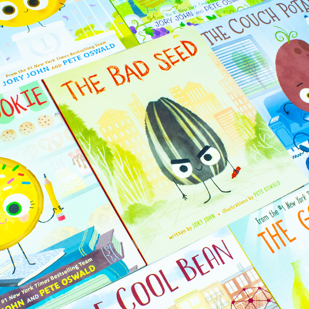 The Bad Seed: The Food Group Series by Jory John – 7 Book Collection | Funny Children's Stories, Kids Fiction, Family Reading, Educational & Fun