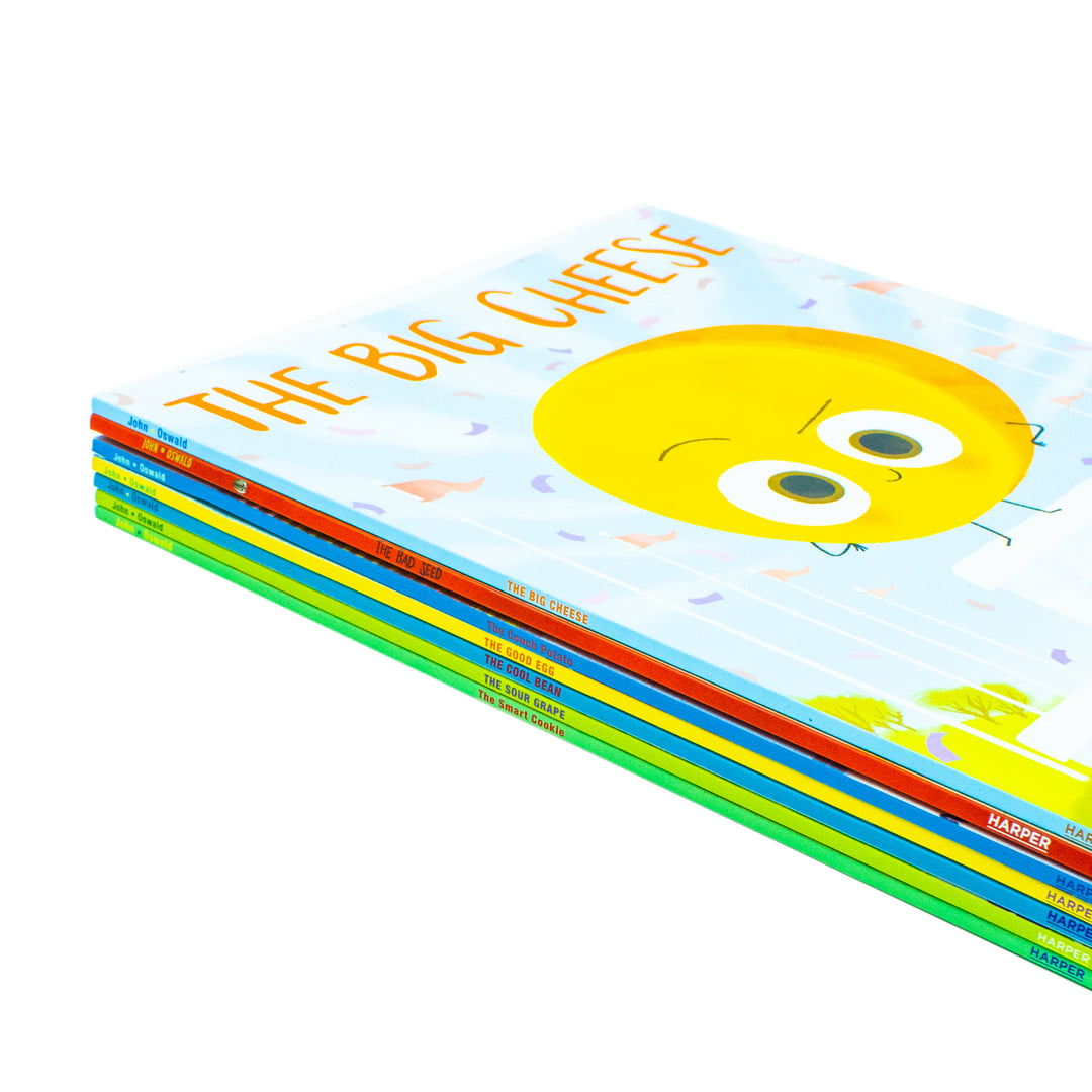The Bad Seed: The Food Group Series by Jory John – 7 Book Collection | Funny Children's Stories, Kids Fiction, Family Reading, Educational & Fun