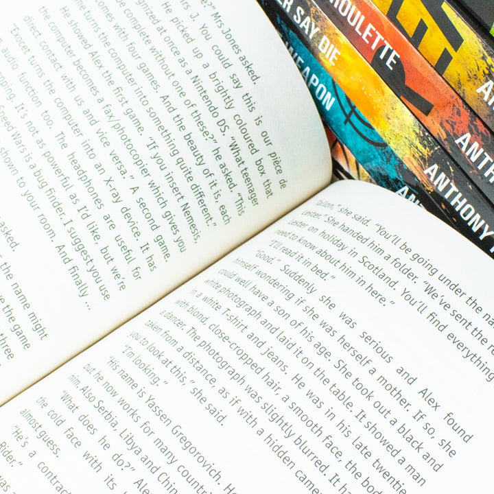 Alex Rider Series 13 Books Collection Set by Anthony Horowitz | Adventure, Thriller, Young Adult Fiction- Stormbreaker, Point Blanc,Skeleton Key& more