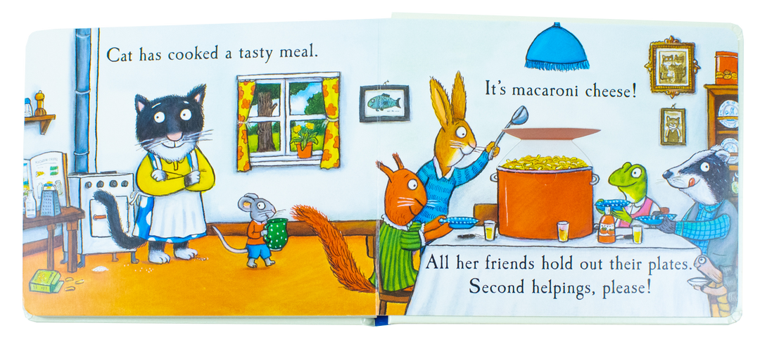 Julia Donaldson Tales From Acorn Wood Series Collection 5 Books Set (Cat's Cookbook, Squirrel's Snowman, Mole's Spectacles, Badger's Band & Dormouse Has a Cold)