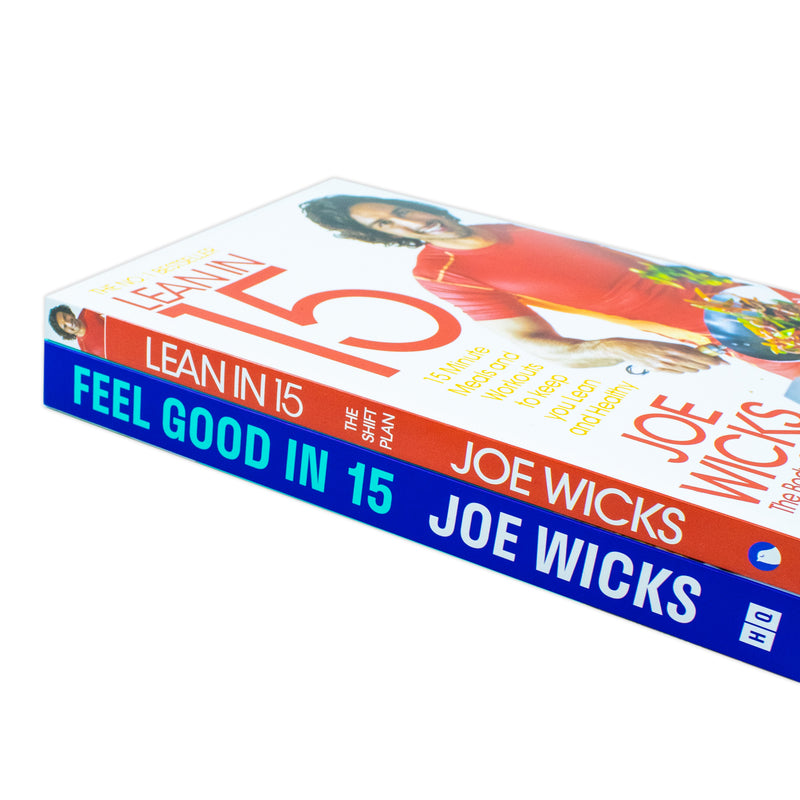 Lean in 15 The Shift Plan and [Hardcover] Feel Good In 15 By Joe Wicks 2 Books Collection Set