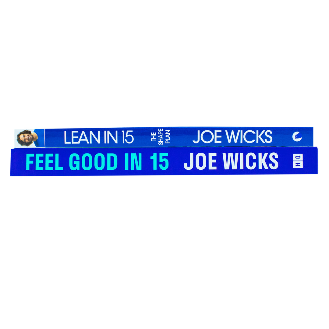 Lean in 15 The Shape Plan and [Hardcover] Feel Good In 15 By Joe Wicks 2 Books Collection Set