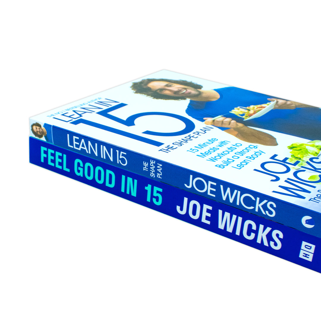 Lean in 15 The Shape Plan and [Hardcover] Feel Good In 15 By Joe Wicks 2 Books Collection Set