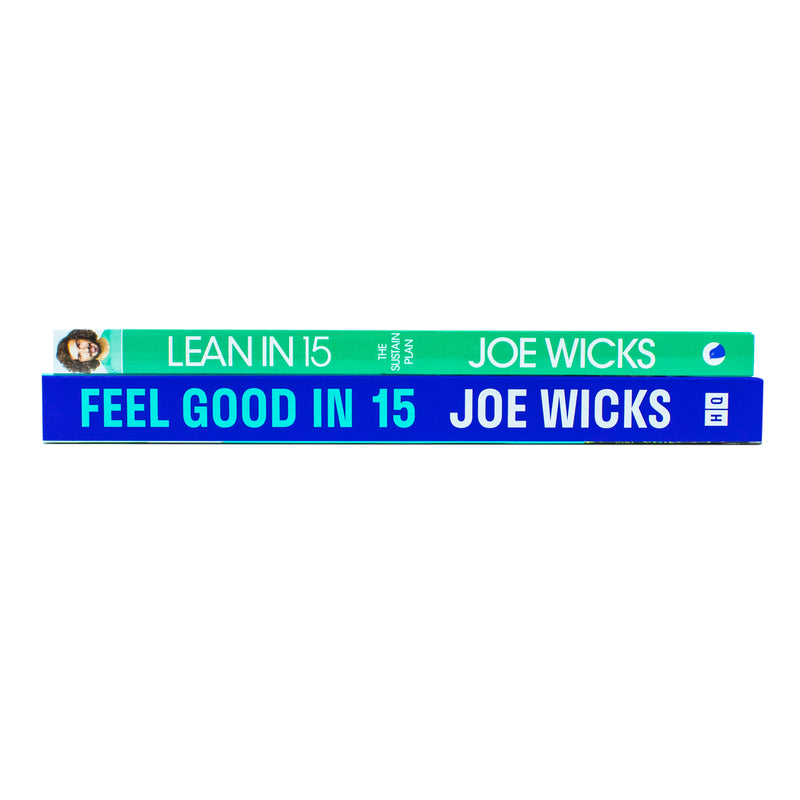 Lean in 15 The Sustain Plan and [Hardcover] Feel Good In 15 By Joe Wicks 2 Books Collection Set