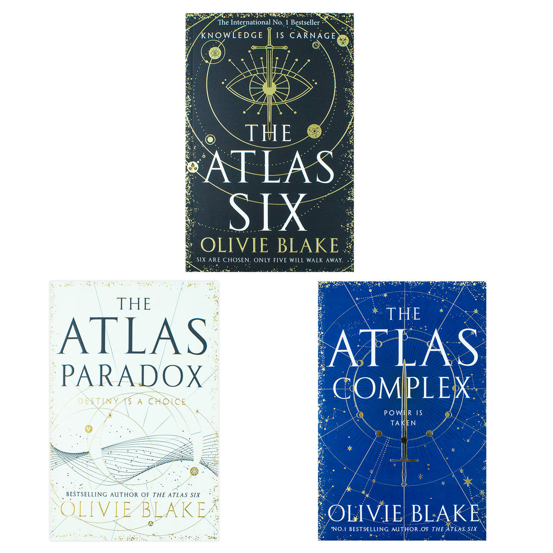 Atlas Series 3 Books Collection Set By Olivie Blake (The Atlas Six, The Atlas Paradox and The Atlas Complex)