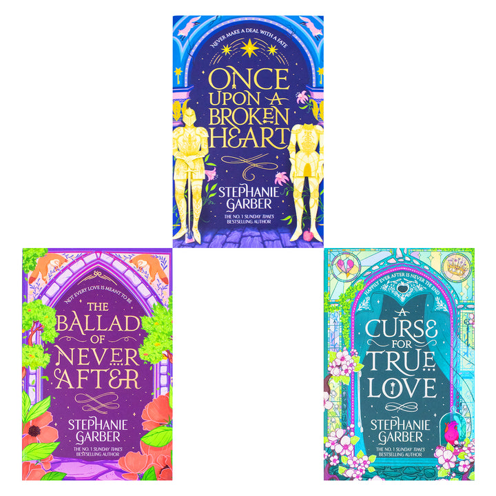 Once Upon a Broken Heart Series 3 Book Collection Set by Stephanie Garber – YA Fantasy Romance, Magic, Curses, Love Stories, Enchanted Adventure