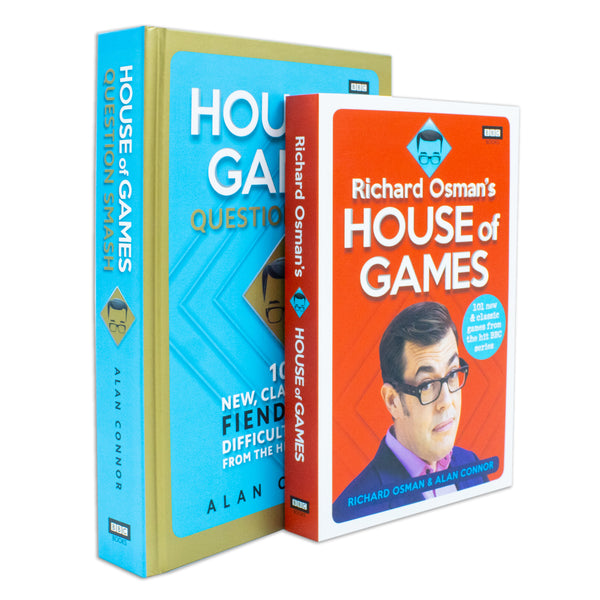Richard Osman's House of Games & House of Games Question Smash By Richard Osman, Alan Connor 2 Books Collection Set