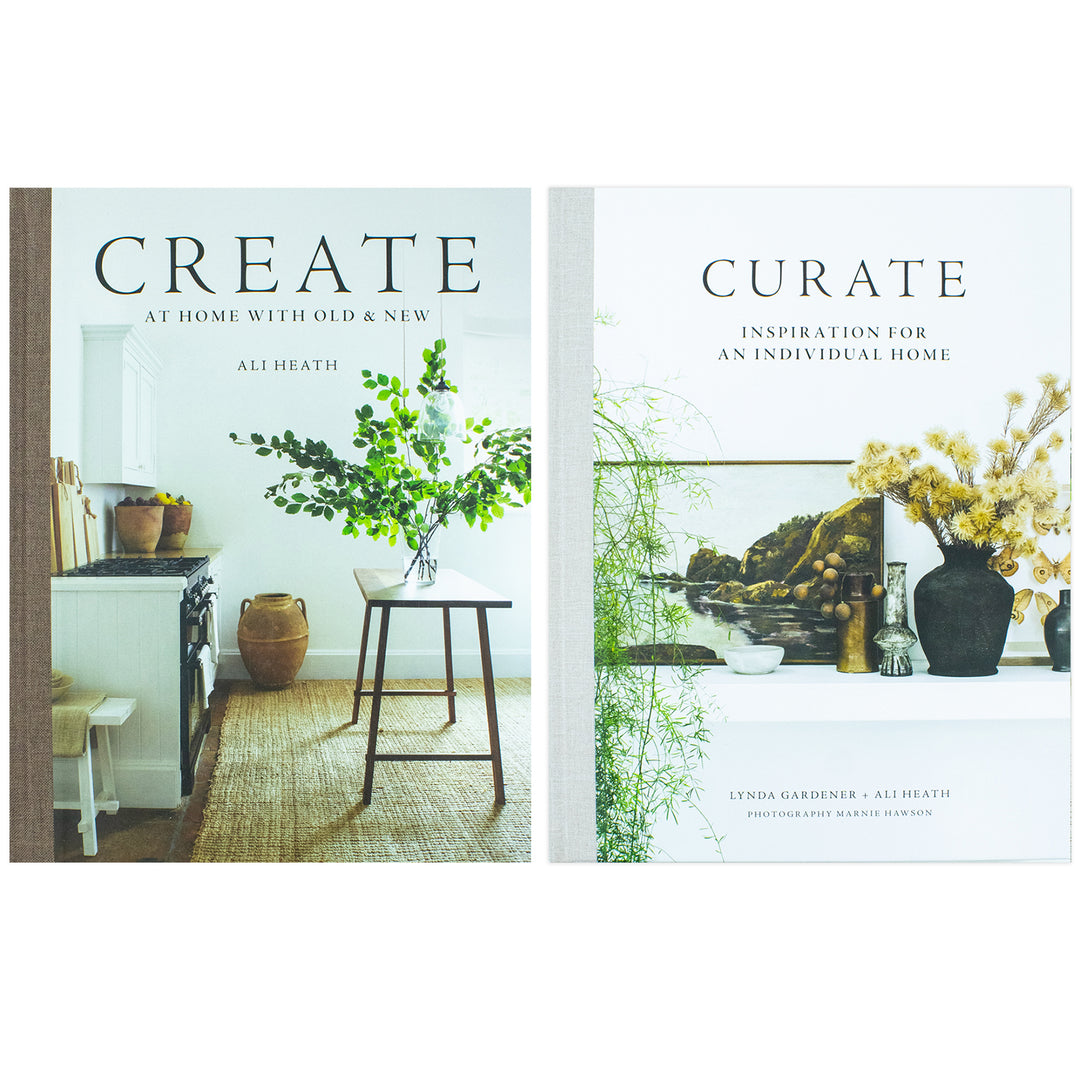 Curate Inspiration for an Individual Home and Create At Home with Old and New By Ali Heath, Lynda Gardener 2 Books Collection Set
