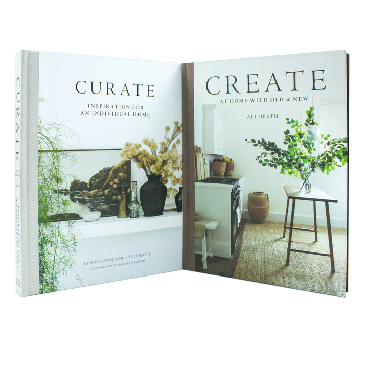 Curate Inspiration for an Individual Home and Create At Home with Old and New By Ali Heath, Lynda Gardener 2 Books Collection Set