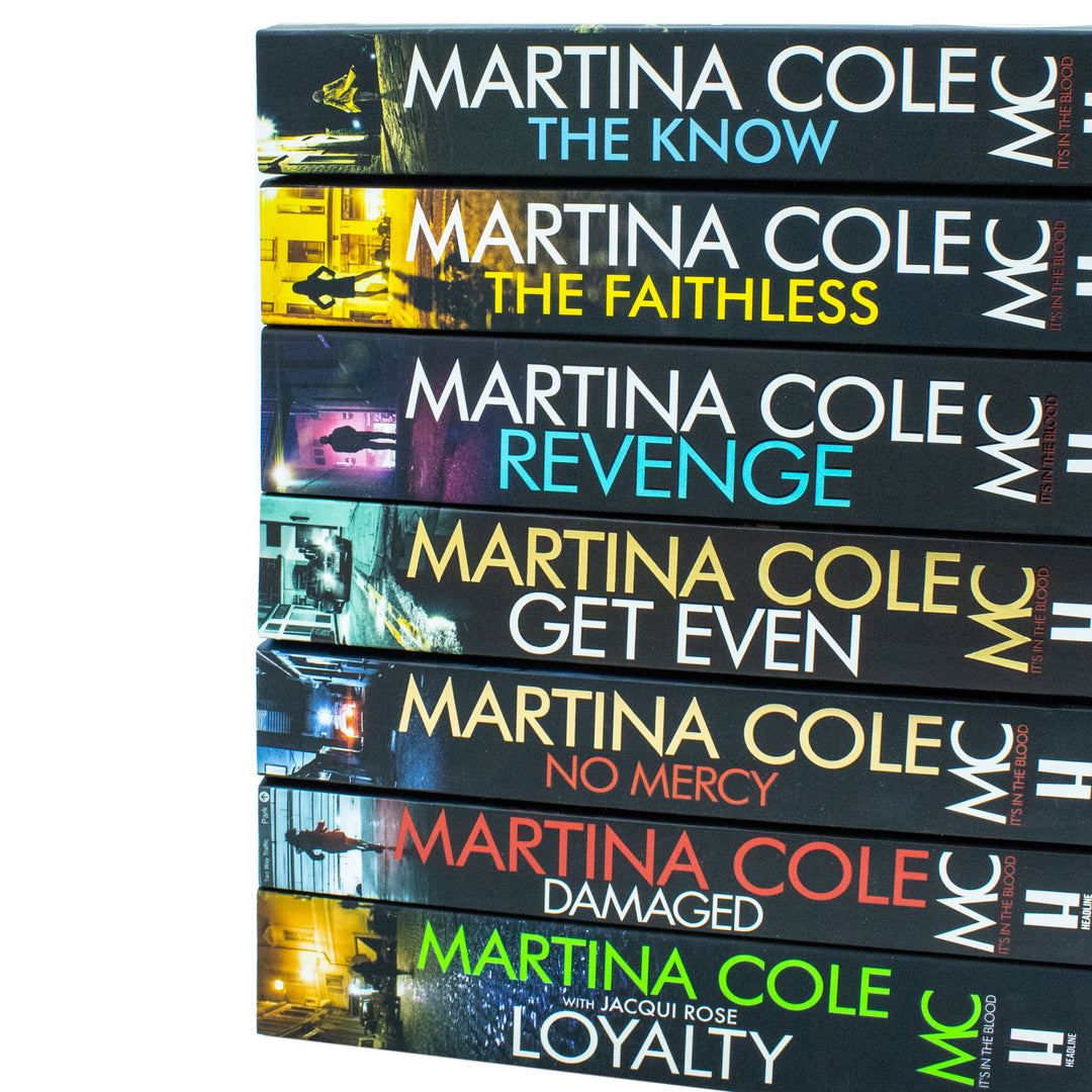 Martina Cole Collection 7 Books Set (The Faithless, Get Even, No Mercy, Damaged, The Know, Revenge and Loyalty)