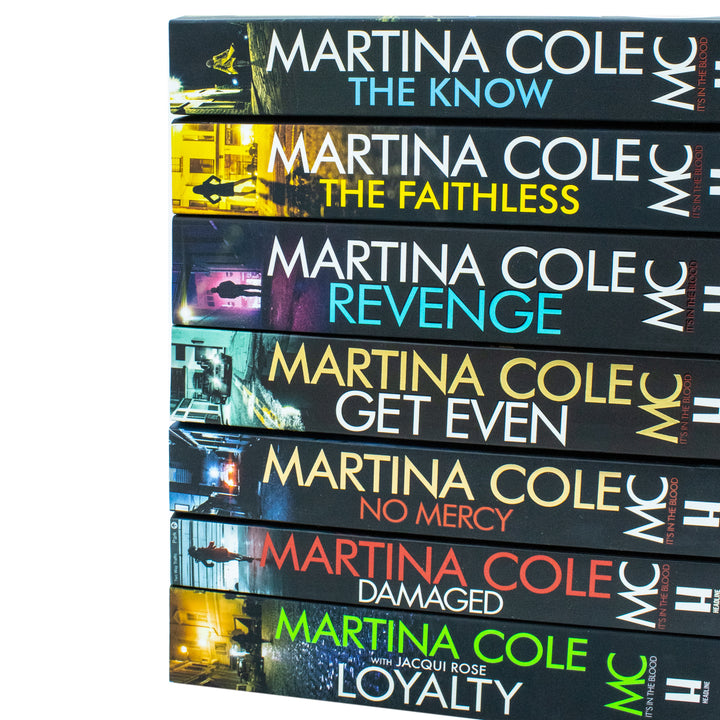 Martina Cole Collection 7 Books Set (The Faithless, Get Even, No Mercy, Damaged, The Know, Revenge and Loyalty)