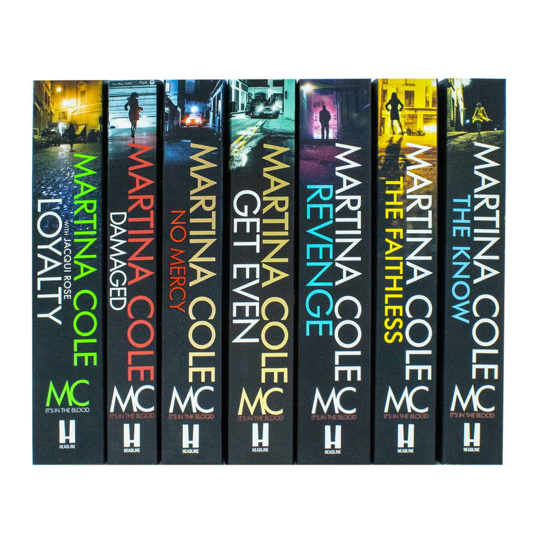 Martina Cole Collection 7 Books Set (The Faithless, Get Even, No Mercy, Damaged, The Know, Revenge and Loyalty)