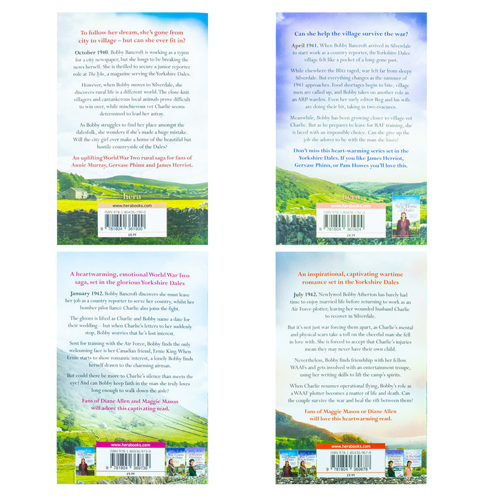 Made in Yorkshire Series 4 Books Collection Set By Betty Firth (A Wartime Wedding in the Dales, A New Home in the Dales, War Comes to the Dales And A Little Miracle In The Dales)