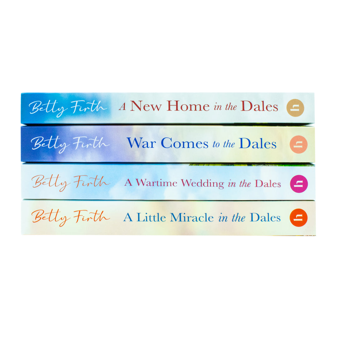 Made in Yorkshire Series 4 Books Collection Set By Betty Firth (A Wartime Wedding in the Dales, A New Home in the Dales, War Comes to the Dales And A Little Miracle In The Dales)