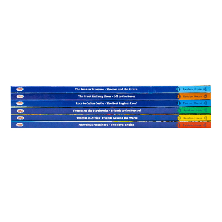 Thomas and Friends Friendship Collection 12 Stories in 6 Books Set and Poster Inside (Marvelous Machinery, The Royal Engine, The Great Railway Show, Off to the Races, Thomas at the Steelworks and More)