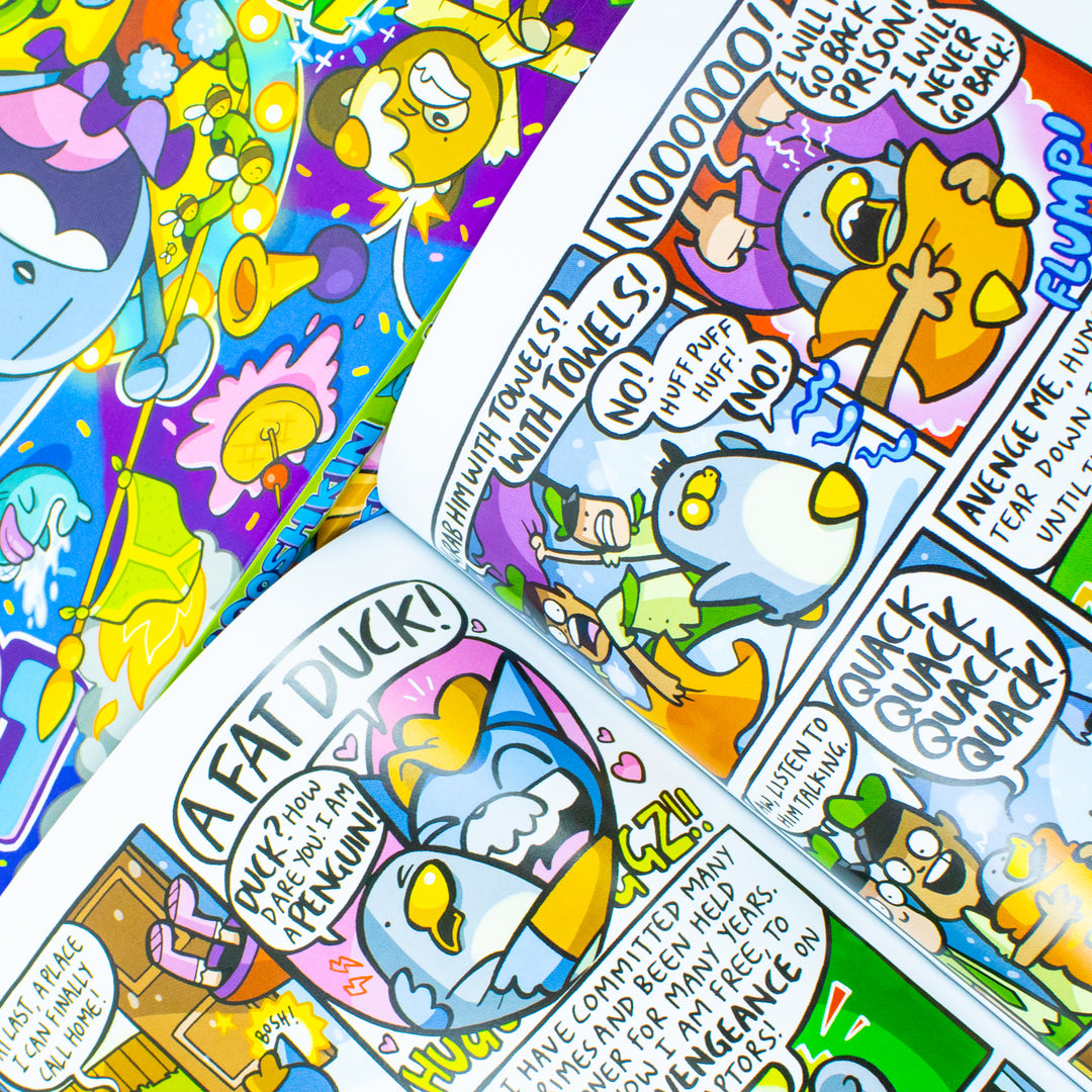 Jamie Smart's Looshkin Series: 3 Books Collection Set - Honk If You See It!, Oof! Right in the Puddings!, Maddest Cat in the World paperback Age 6+