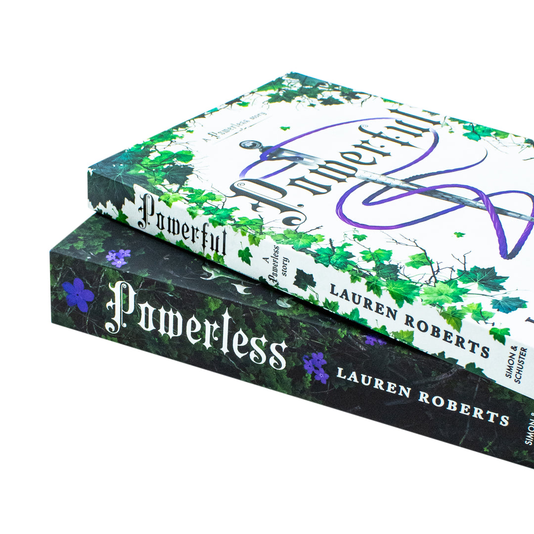Lauren Roberts Powerless Trilogy Collection– 2 Book Set (Powerless & Powerful)|Thrilling Young Adult Fantasy Adventure,Romance & Action-Packed Fiction