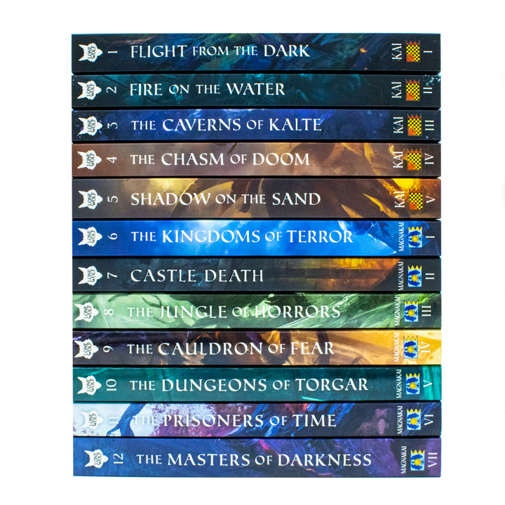 Lone Wolf Series Books 1-12 Collection Set by Joe Dever | Epic Fantasy Adventure Book Set: Flight from the Dark,Fire on the Water, Castle Death & More