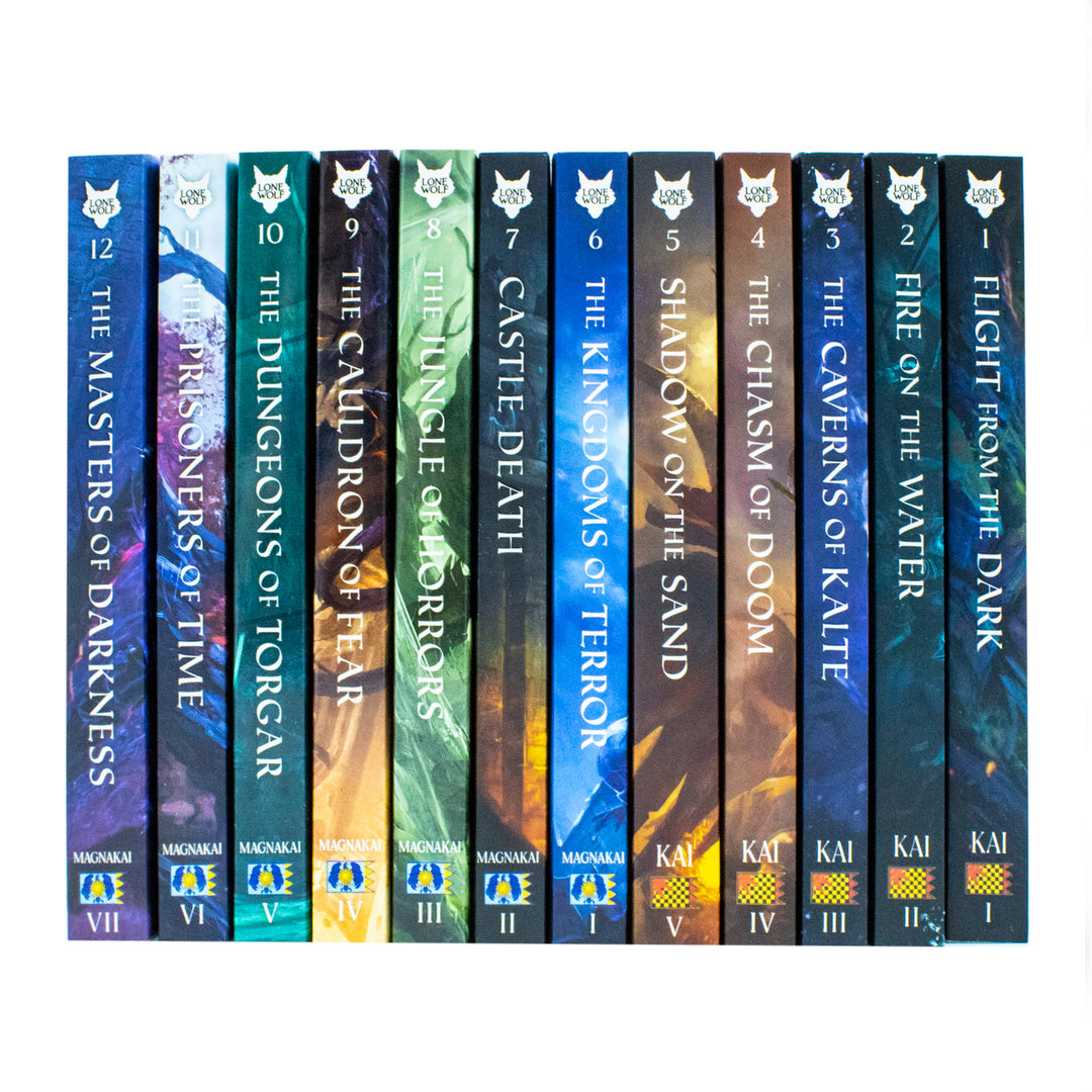 Lone Wolf Series Books 1-12 Collection Set by Joe Dever | Epic Fantasy Adventure Book Set: Flight from the Dark,Fire on the Water, Castle Death & More