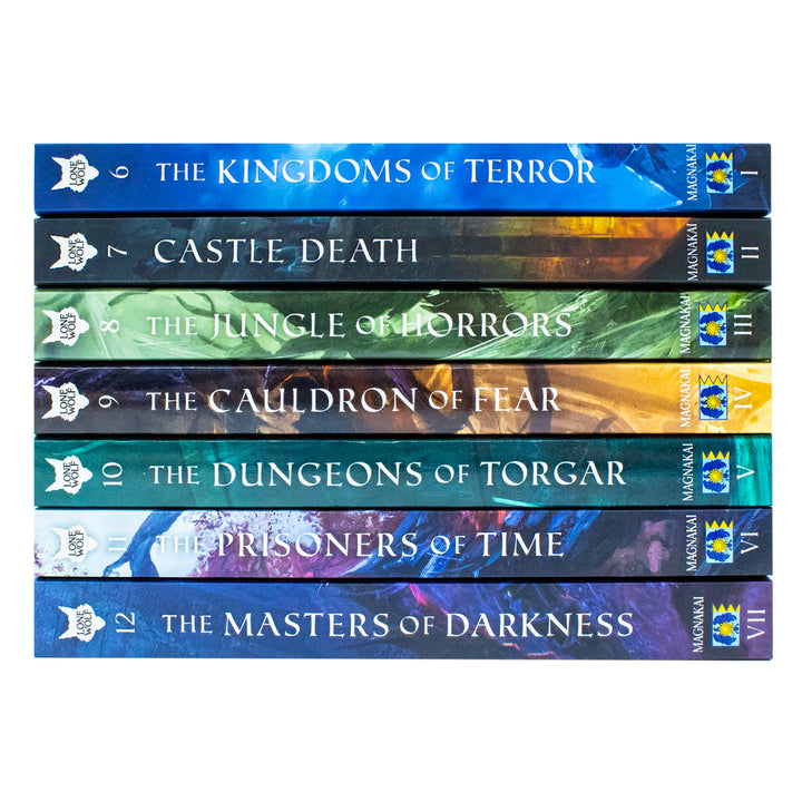 Lone Wolf Series Books 6-12 Collection by Joe Dever | Fantasy Adventure Book Set: Kingdoms of Terror, Castle Death, Jungle of Horrors & More