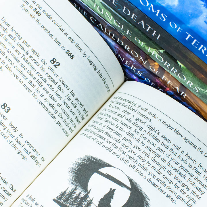 Lone Wolf Series Books 6-12 Collection by Joe Dever | Fantasy Adventure Book Set: Kingdoms of Terror, Castle Death, Jungle of Horrors & More