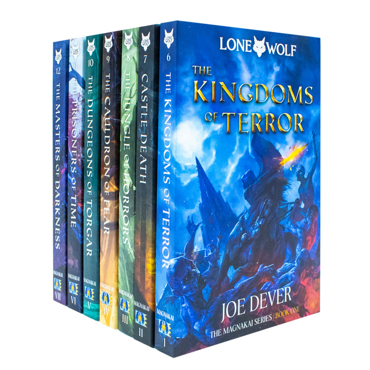 Lone Wolf Series Books 6-12 Collection by Joe Dever | Fantasy Adventure Book Set: Kingdoms of Terror, Castle Death, Jungle of Horrors & More