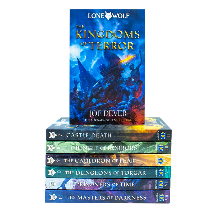 Lone Wolf Series Books 6-12 Collection by Joe Dever | Fantasy Adventure Book Set: Kingdoms of Terror, Castle Death, Jungle of Horrors & More