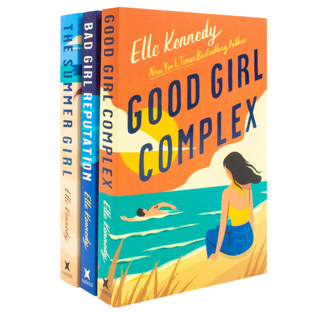Avalon Bay Series 3 Books Collection Set By Elle Kennedy (Good Girl Complex, Bad Girl Reputation and The Summer Girl) | Paperback