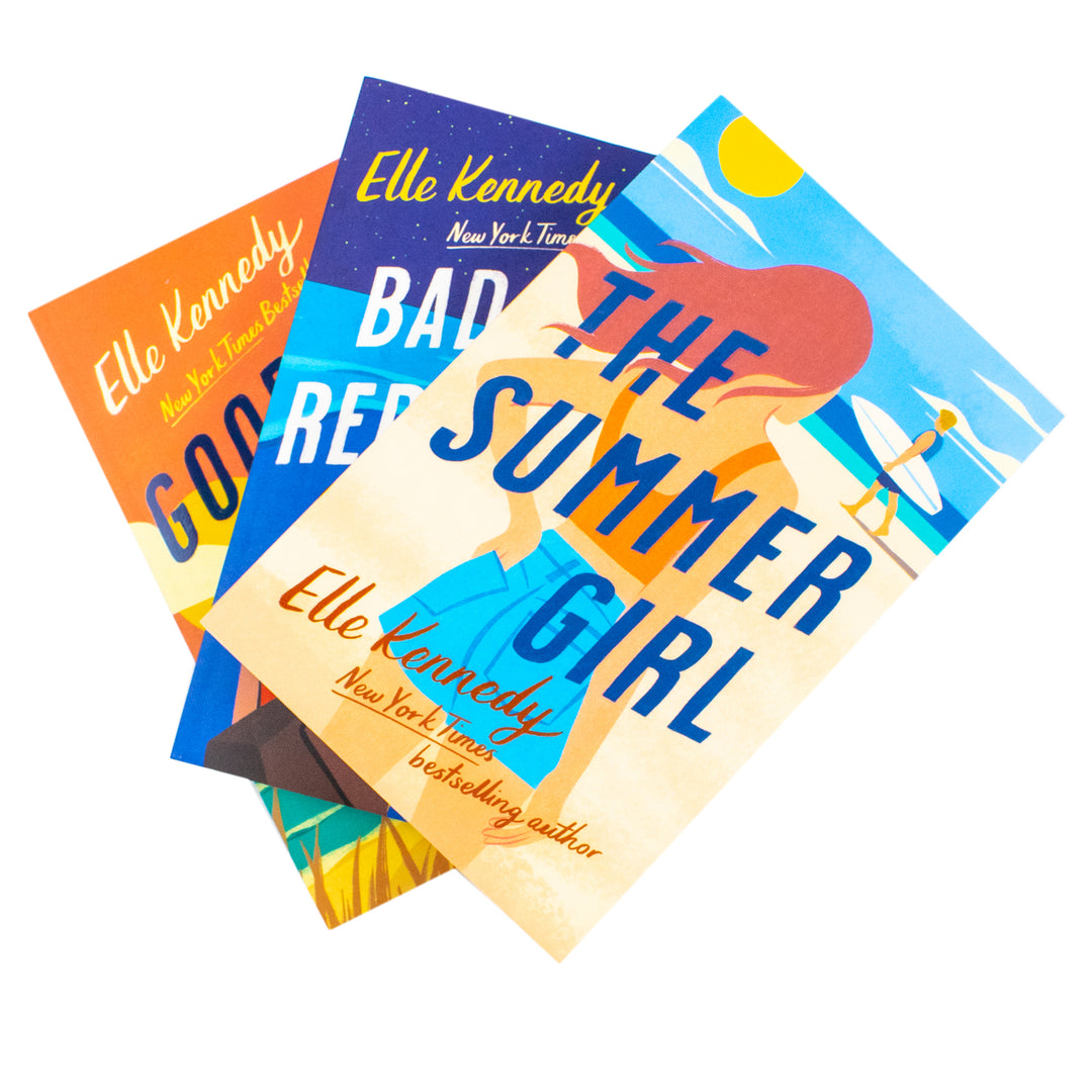 Avalon Bay Series 3 Books Collection Set By Elle Kennedy (Good Girl Complex, Bad Girl Reputation and The Summer Girl) | Paperback
