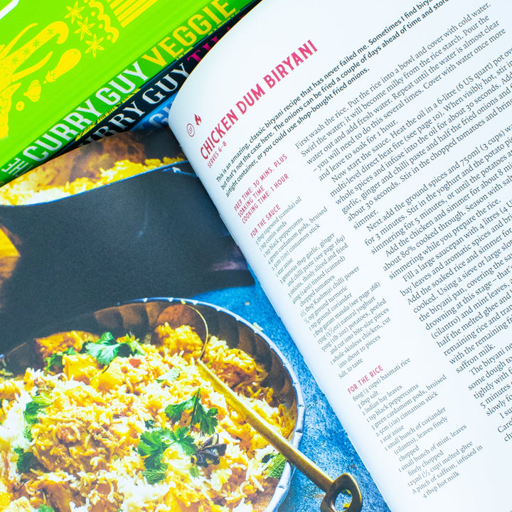 The Curry Guy Collection 4 Books Set By Dan Toombs (Curry Guy Thai, The Curry Guy Easy, Curry Guy BBQ, The Curry Guy Veggie)