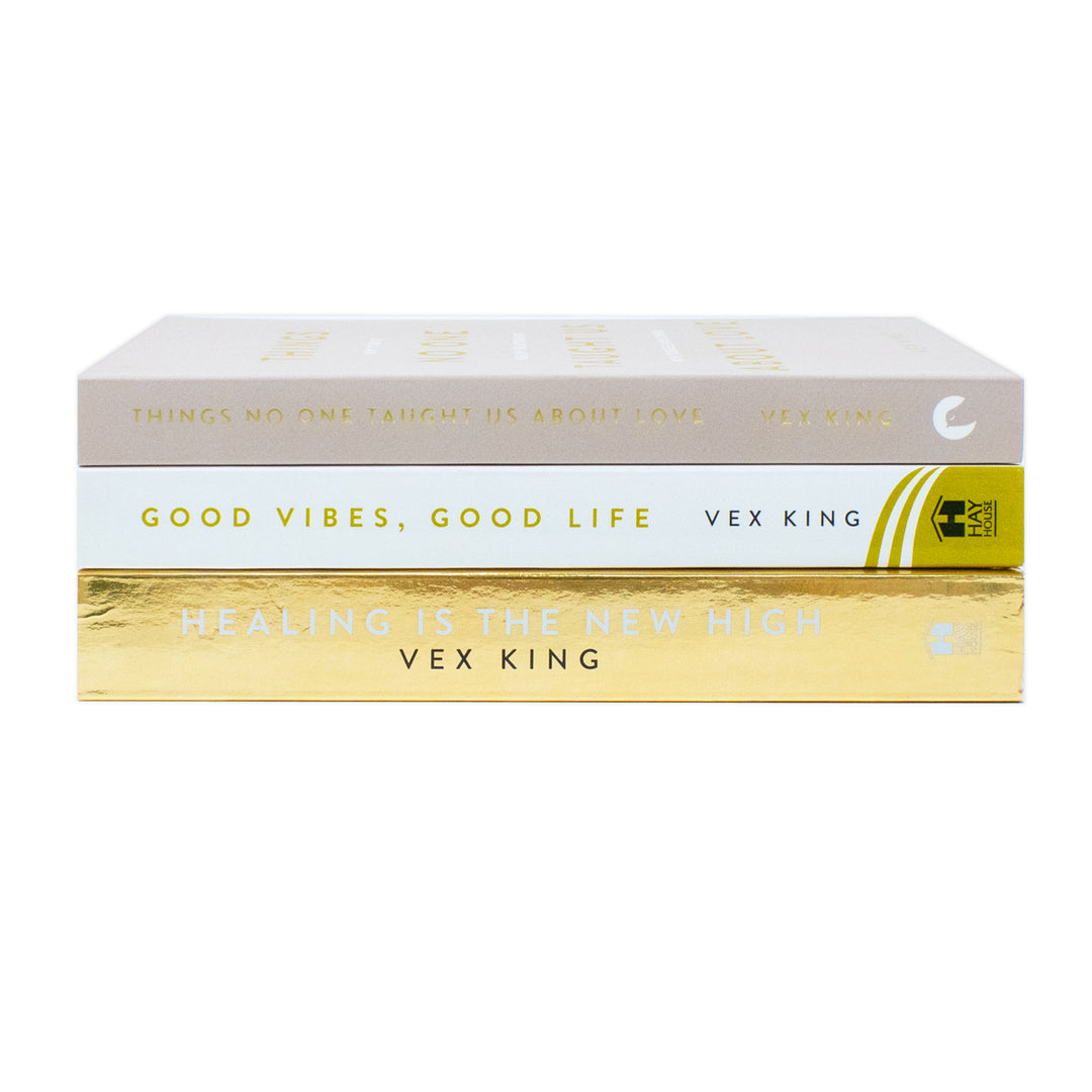 Vex King 3 Book Collection Set- Non Fiction- Paperback [Things No One Taught Us About Love, Good Vibes, Healing Is the New High