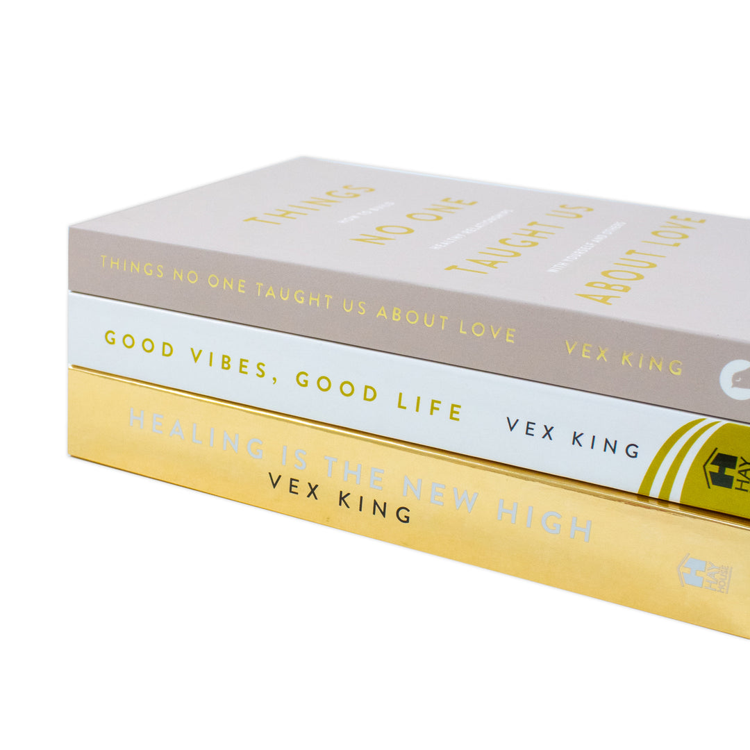Vex King 3 Book Collection Set- Non Fiction- Paperback [Things No One Taught Us About Love, Good Vibes, Healing Is the New High