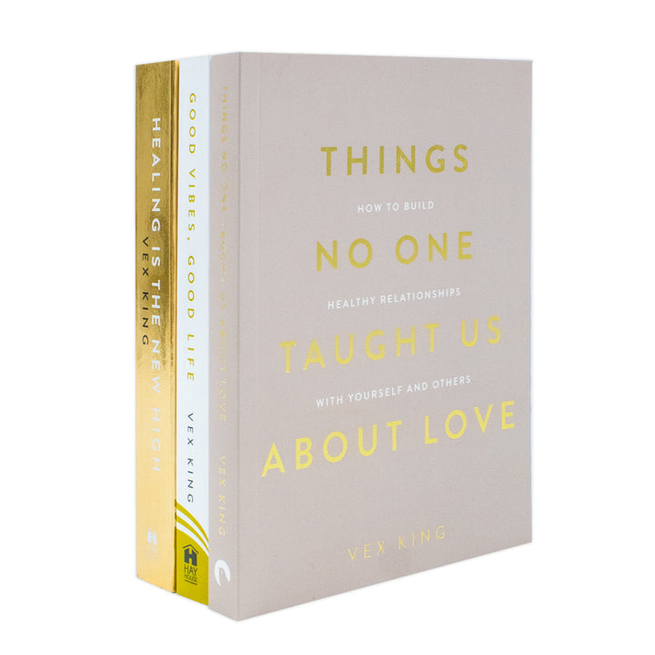 Vex King 3 Book Collection Set- Non Fiction- Paperback [Things No One Taught Us About Love, Good Vibes, Healing Is the New High