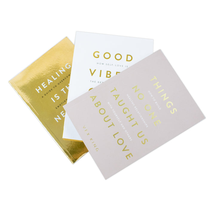 Vex King 3 Book Collection Set- Non Fiction- Paperback [Things No One Taught Us About Love, Good Vibes, Healing Is the New High