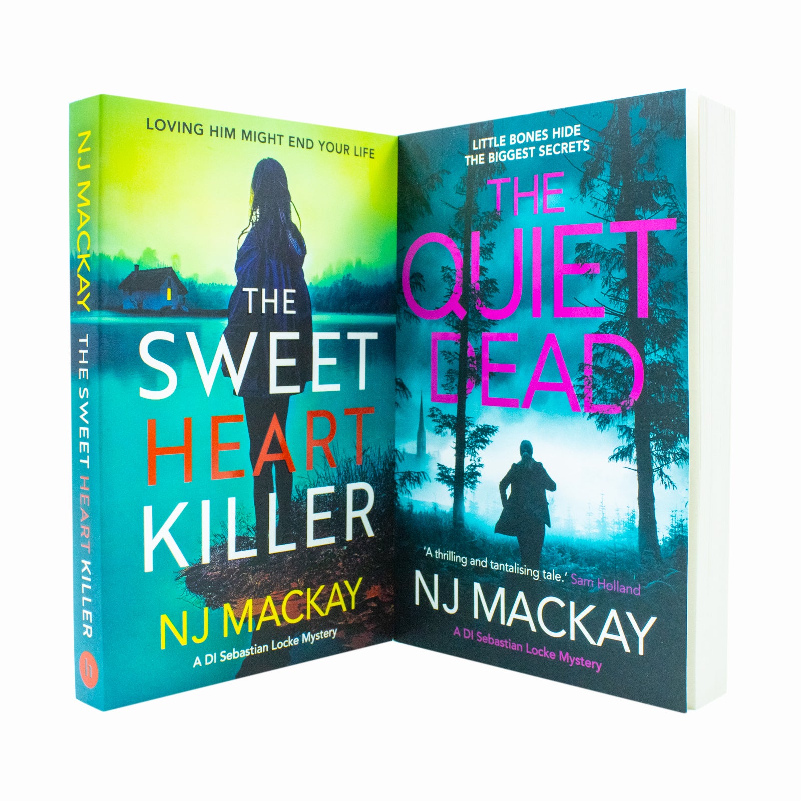 NJ Mackay DI Sebastian Locke Mystery Collection 2 Books Set (The