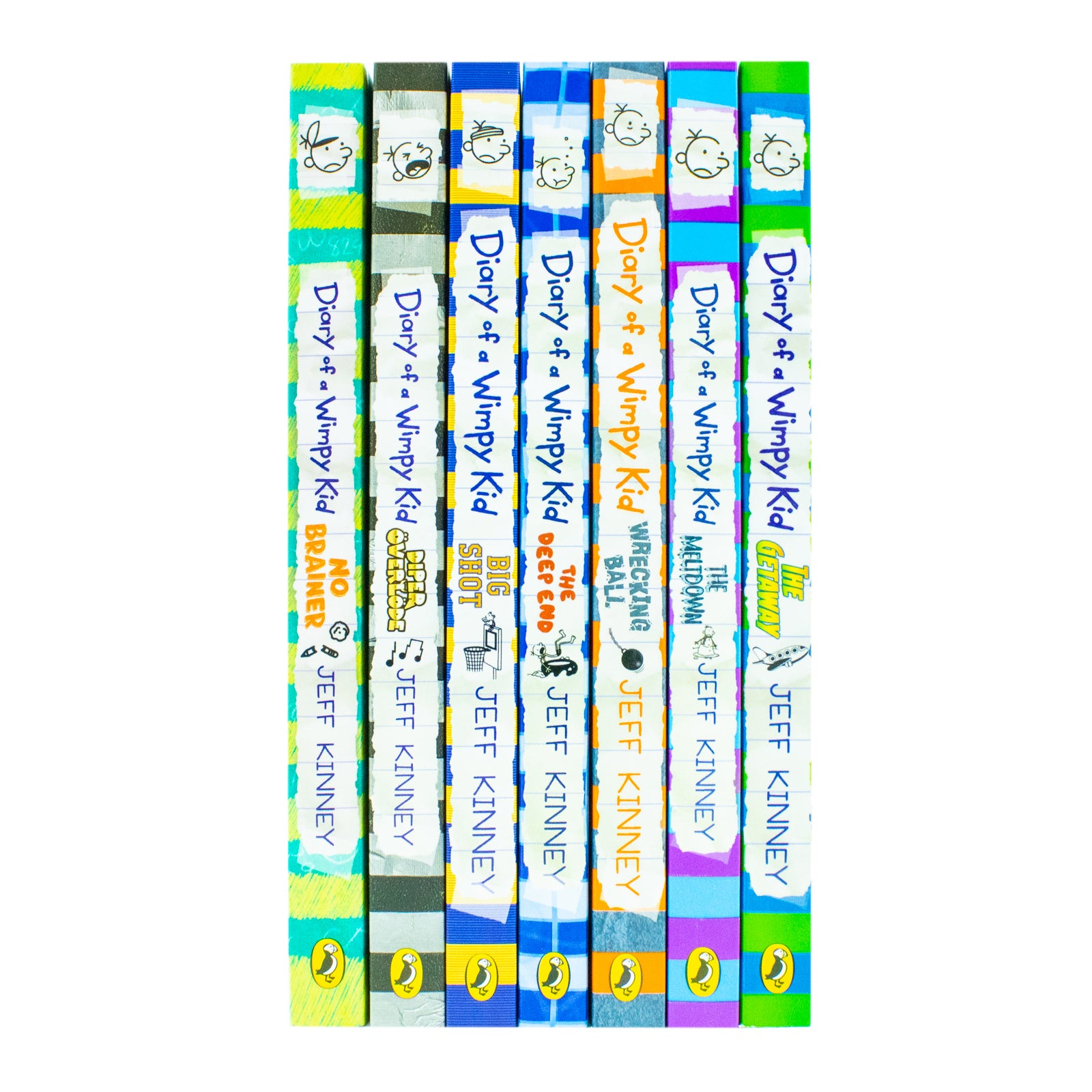Diary of a Wimpy Kid Series 12-18 Collection 7 Books Set By Jeff