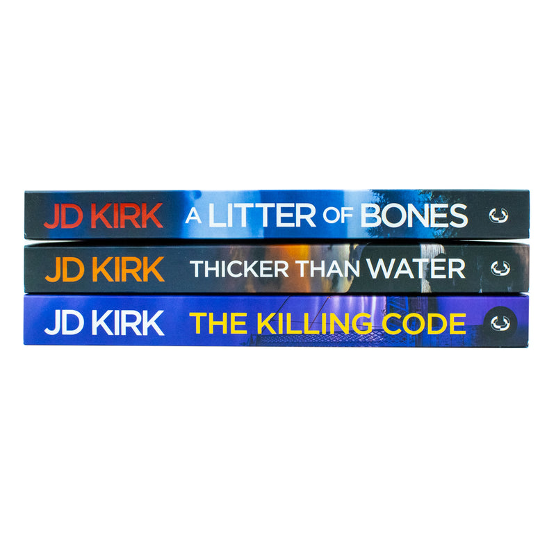 DCI Logan Crime Thrillers 3-Book Collection by JD Kirk – Gripping Mystery & Suspense Detective Series for Crime Fiction Lovers (Paperback Set)